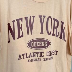 SHEIN Cream Graphic Tee